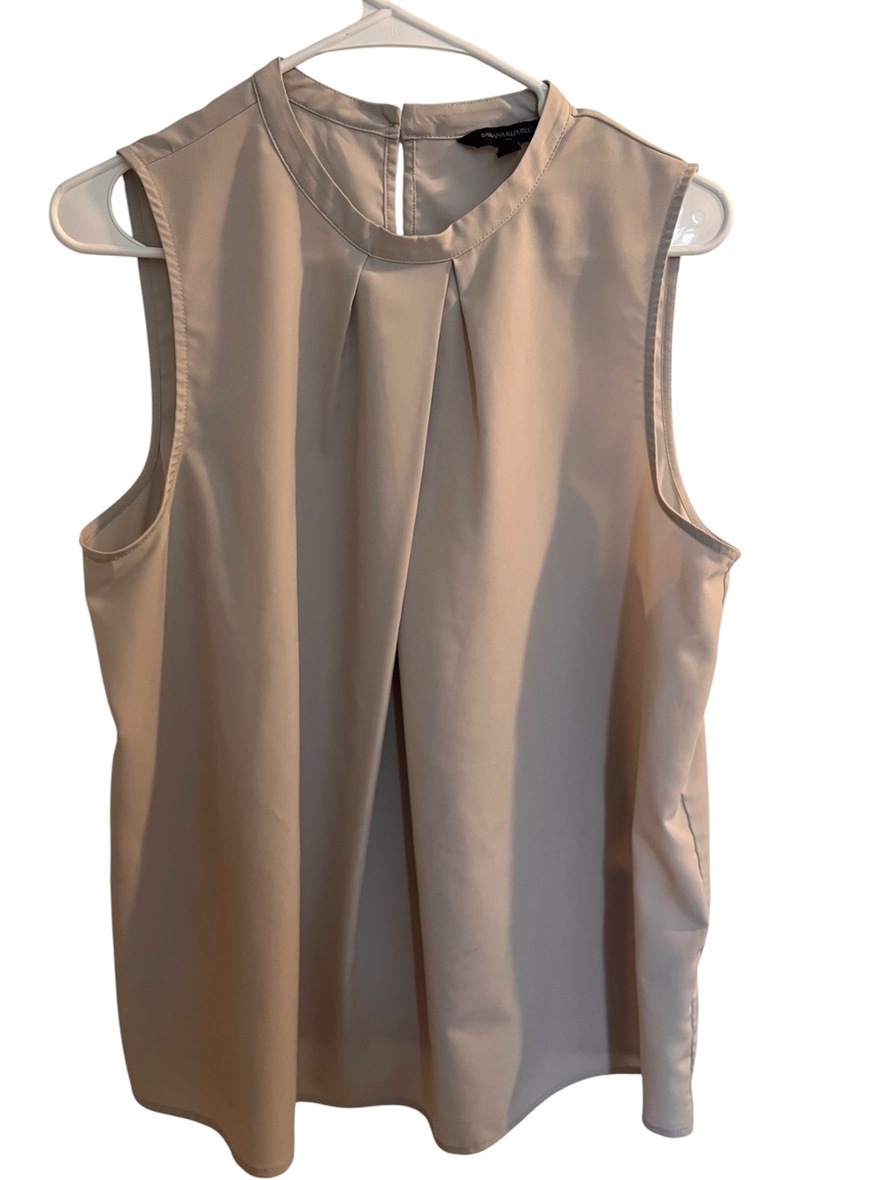 Banana Republic Women’s Pleated Shell Top - Cream